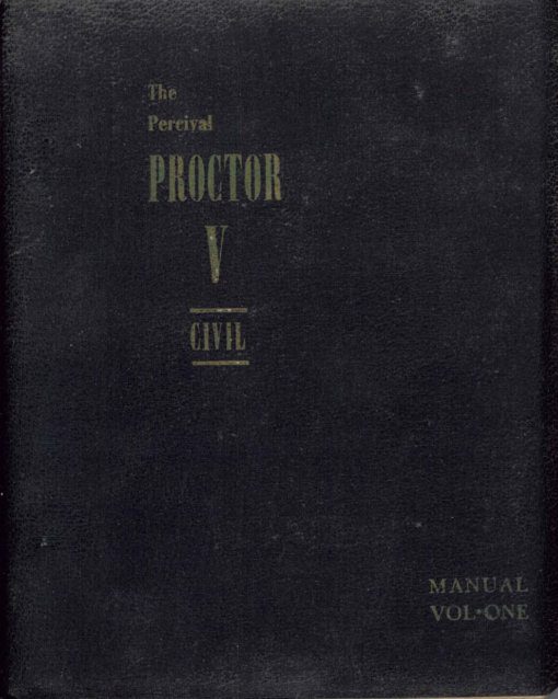 Flight Manual for the Percival Proctor