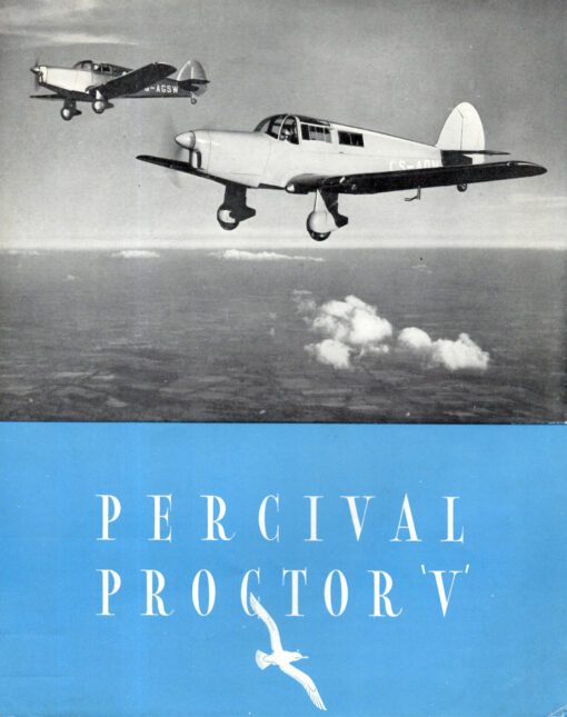 Flight manual for the Percival P28 Proctor