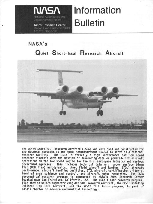 Flight Manual for the Boeing QSRA