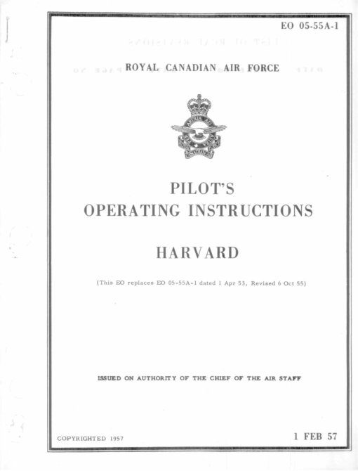 Flight Manual for the North American AT-6 SNJ Texan Harvard