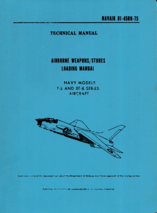 Flight Manual for the Chance Vought F-8 Crusader