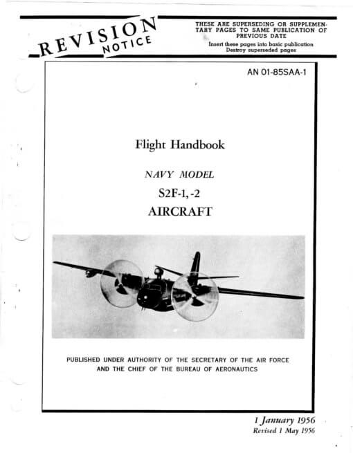 Flight Manual for the Grumman S-2 Tracker