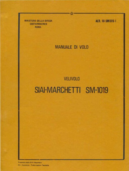 Flight Manual for the Siai Marchetti SM1019