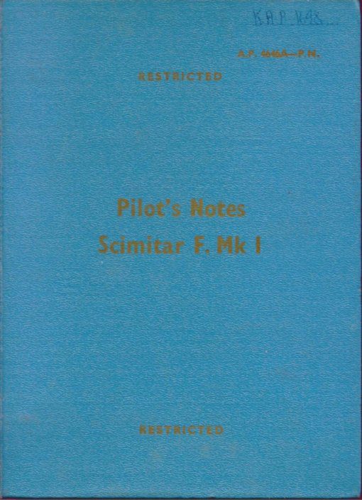 Flight Manual for the Supermarine Scimitar