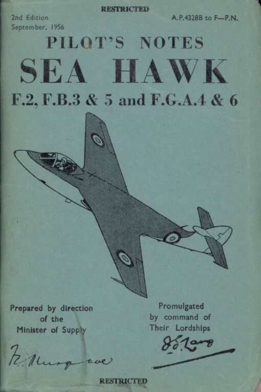 Flight Manual for the Hawker SeaHawk