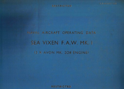 Flight Manual Pilots Notes for the DH110 and Sea Vixen