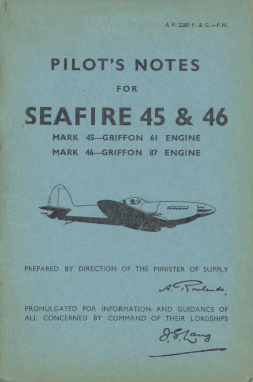 Flight Manual for the Supermarine Spitfire