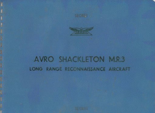 Flight Manual for the Avro 696 Shackleton