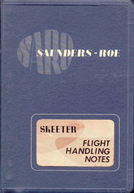 Flight Manual for the Saunders-Roe Skeeter