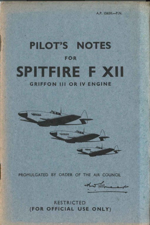 Flight Manual for the Supermarine Spitfire