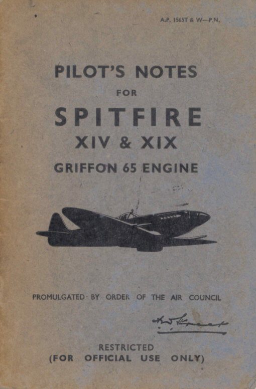 Flight Manual for the Supermarine Spitfire