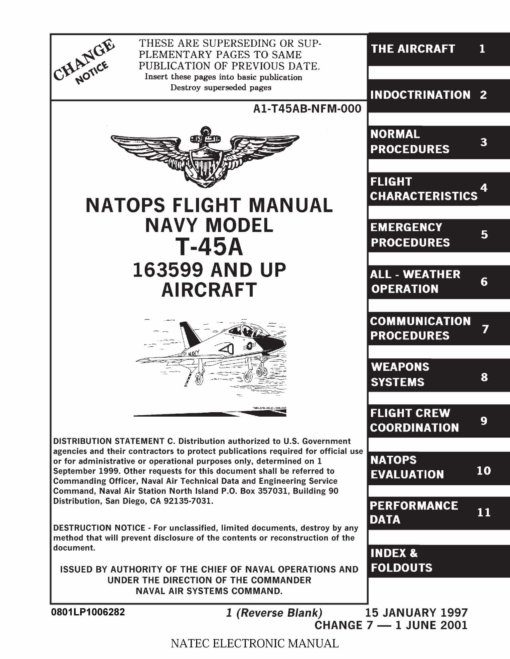Flight Manual for the McDonnell-Douglas T-45 Goshawk