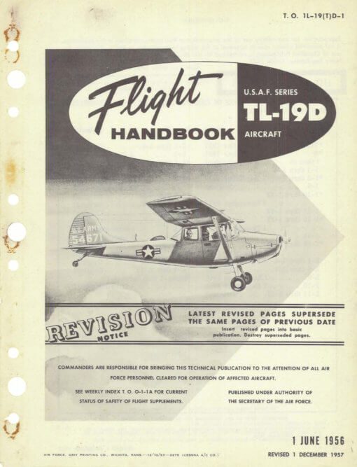 Flight Manual for the Cessna O-1 L-19 Birddog