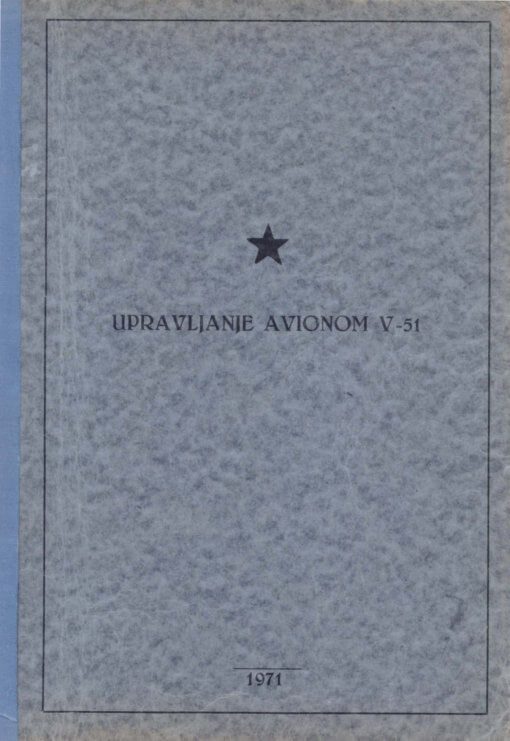 Flight Manual for the UTVA-66