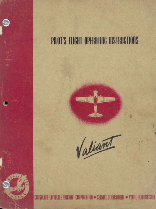 Flight Manual for the Vultee BT-13 BT-15 SNV Valiant