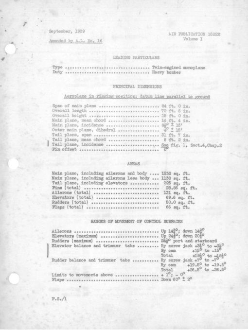 Flight Manual for the Armstrong Whitworth Whitley