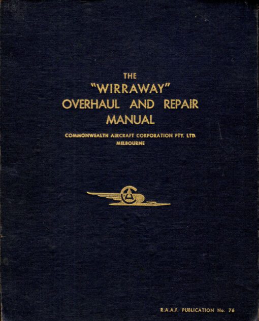 Pilots Notes Flight Manual for the Commonwealth Wirraway