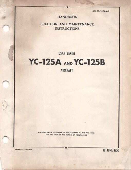 flight manual and maintenance manual for the Northrop YC-125 Raider and Northrop Pioneer trimotor