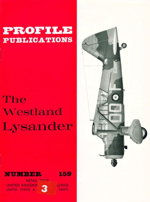 Pilot's Notes for the Westland Lysander