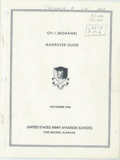 Flight Manual for the Grumman OV-1 Mohawk