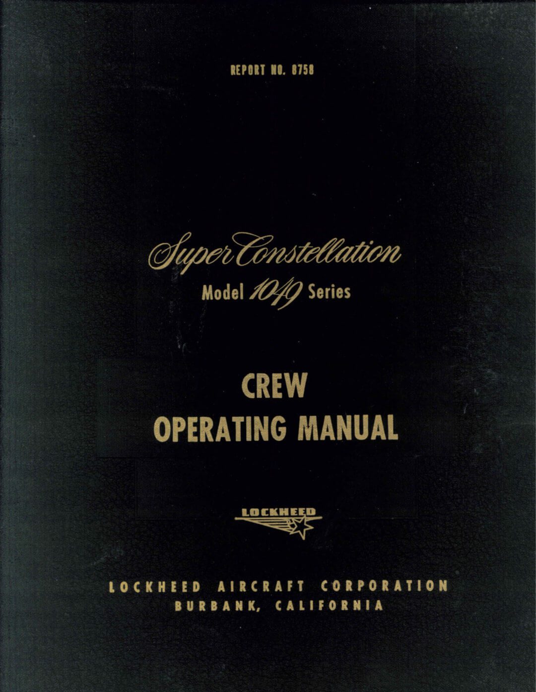 LOCKHEED 649 1049 C-121 CONSTELLATION - Flight Manuals