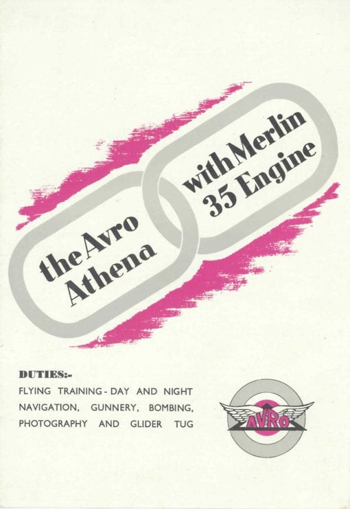 Flight Manual for the Avro Athena