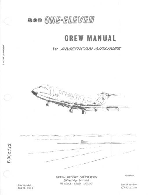 Flight Manual for the BAC 1-11