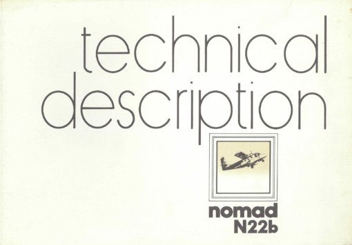 Flight Manual for the Government Aircraft Factories N22 Nomad