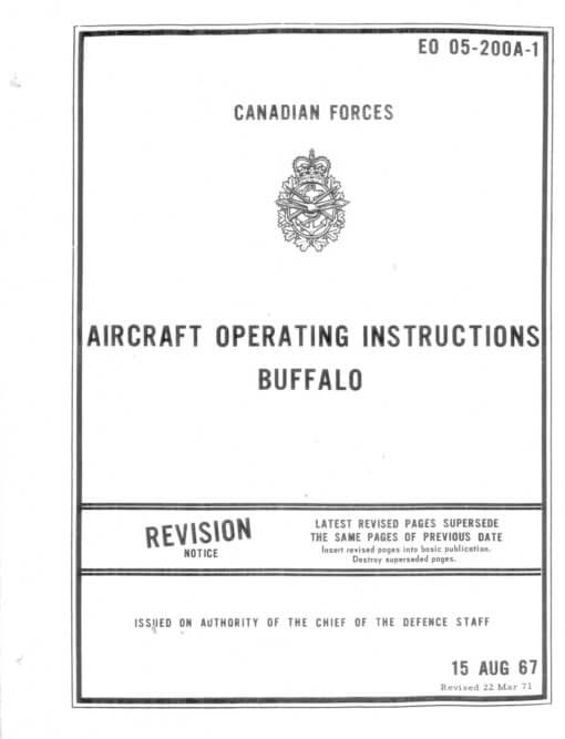 Flight Manual for the De Havilland Canada DHC-5 Buffalo