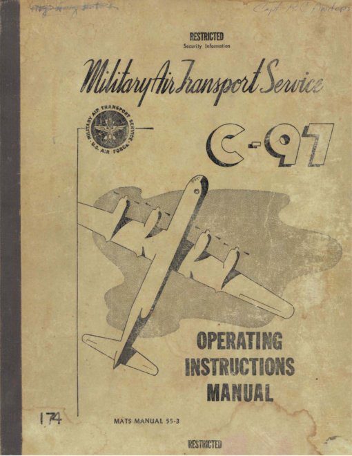 Flight Manual for the Boeing 377 Stratofreighter