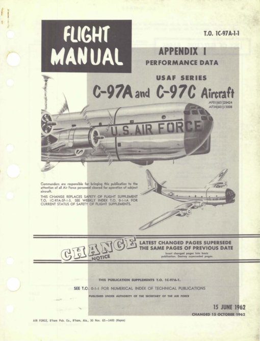 Flight Manual for the Boeing 377 Stratofreighter