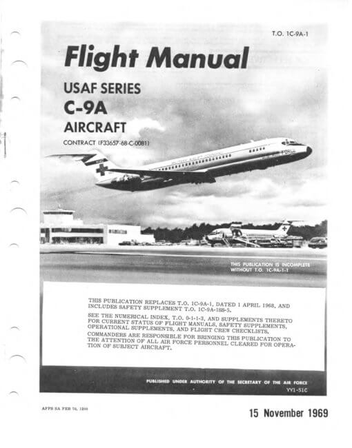 Flight Manual for the McDonnell-Douglas C-9 Skytrain