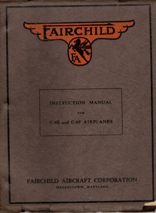 Flight Manual for the Fairchild UC-61 F-24 Argus