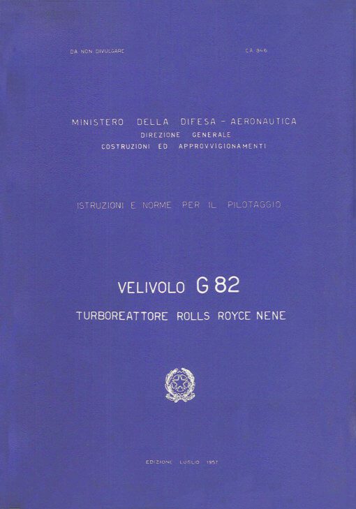 Flight Manual for the Fiat G82