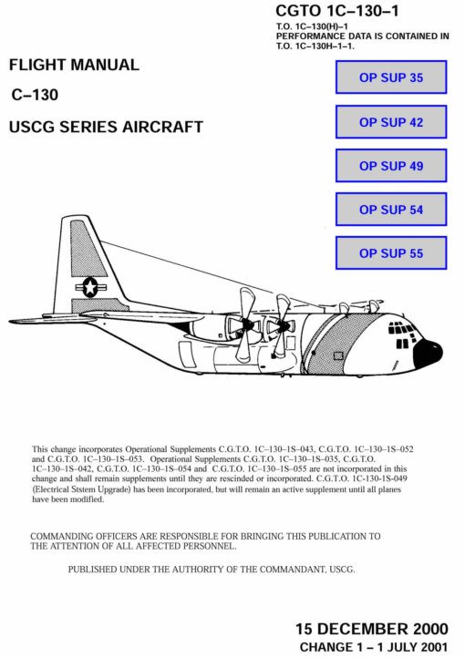 Flight Manual for the Lockheed C-130 Hercules