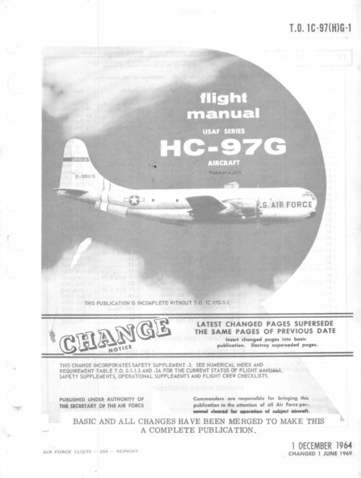 Flight Manual for the Boeing 377 Stratofreighter