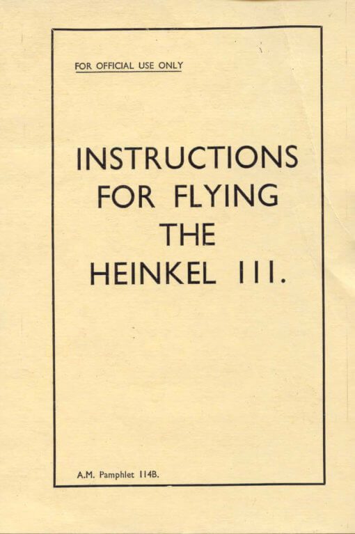 Flight Manual for the Messerschmitt Me109