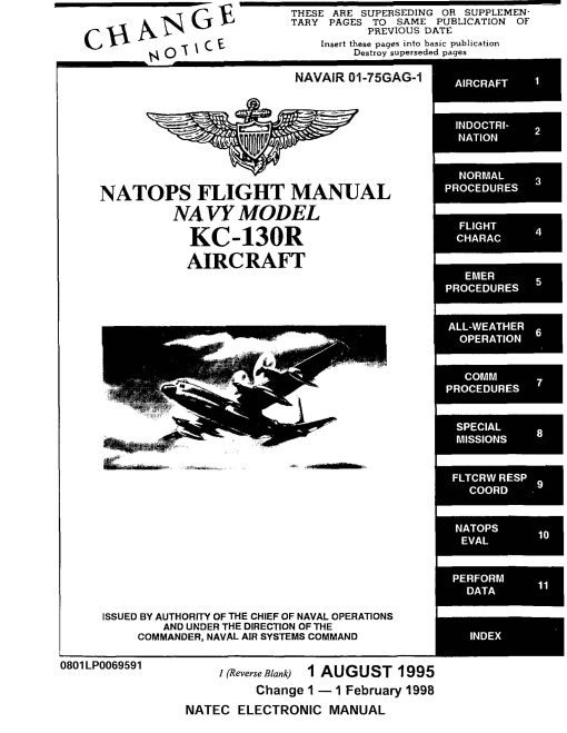 Flight Manual for the Lockheed C-130 Hercules