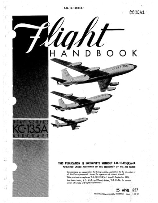 Flight Manual for the Boeing KC-135 Stratotanker