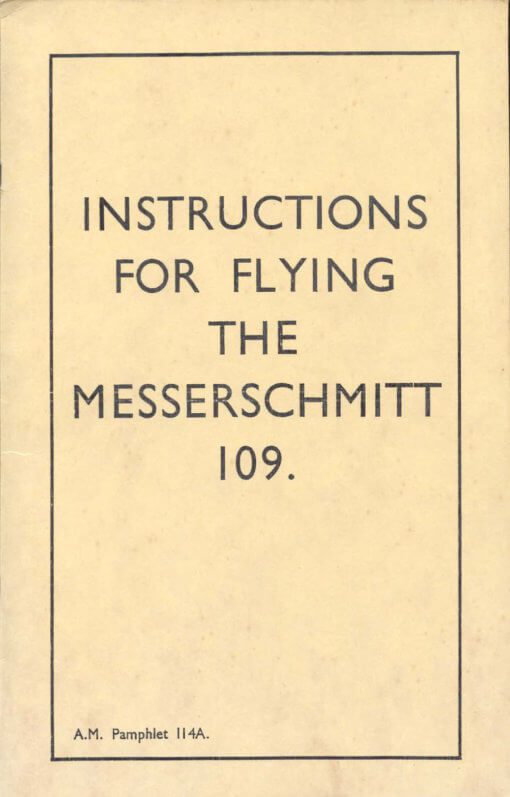 Flight Manual for the Junkers JU88