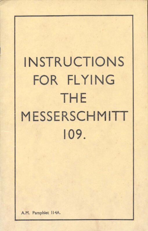 Flight Manual for the Junkers JU88