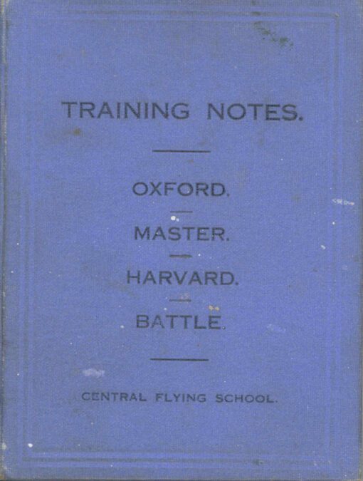 Pilots Notes Flight Manual for the Fairey Battle