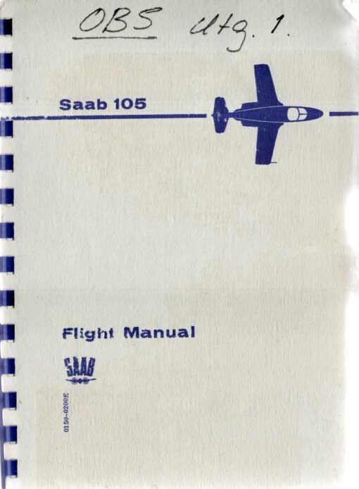 Flight Manual for the Saab 105