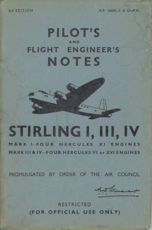 Flight Manual for the Short S29 Stirling