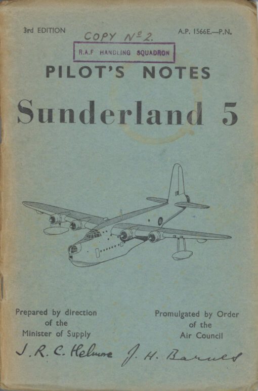 Flight Manual for the Short Sunderland