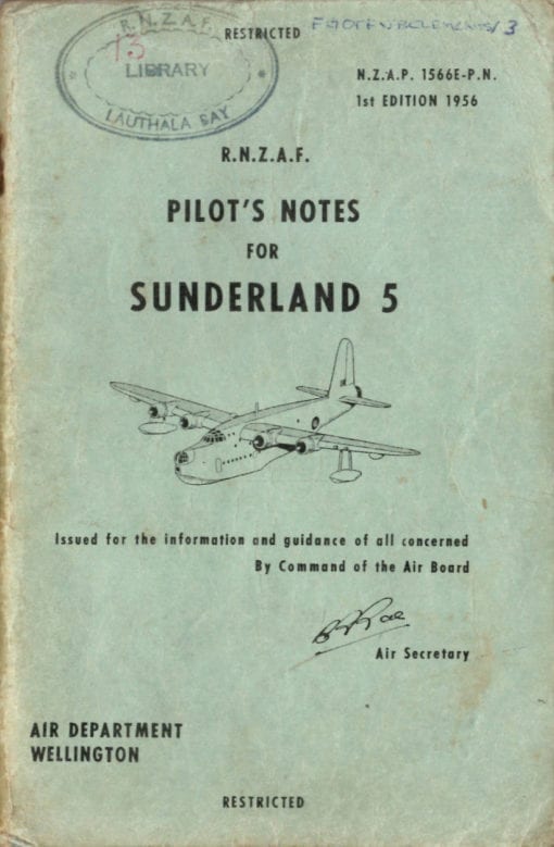 Flight Manual for the Short Sunderland