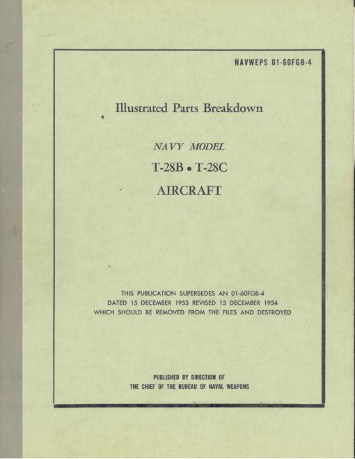 Flight Manual for the North American T-28 Trojan