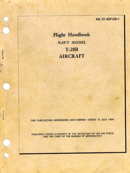 Flight Manual for the North American T-28 Trojan