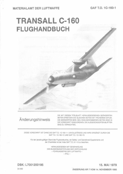 Flight Manual for the Transall