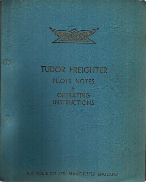 Flight Manual for the Avro 688 Tudor